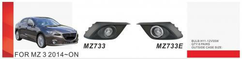 Mazda 3 2013–2019 Miglas lukturi (2 gab., halogēna) foto 1