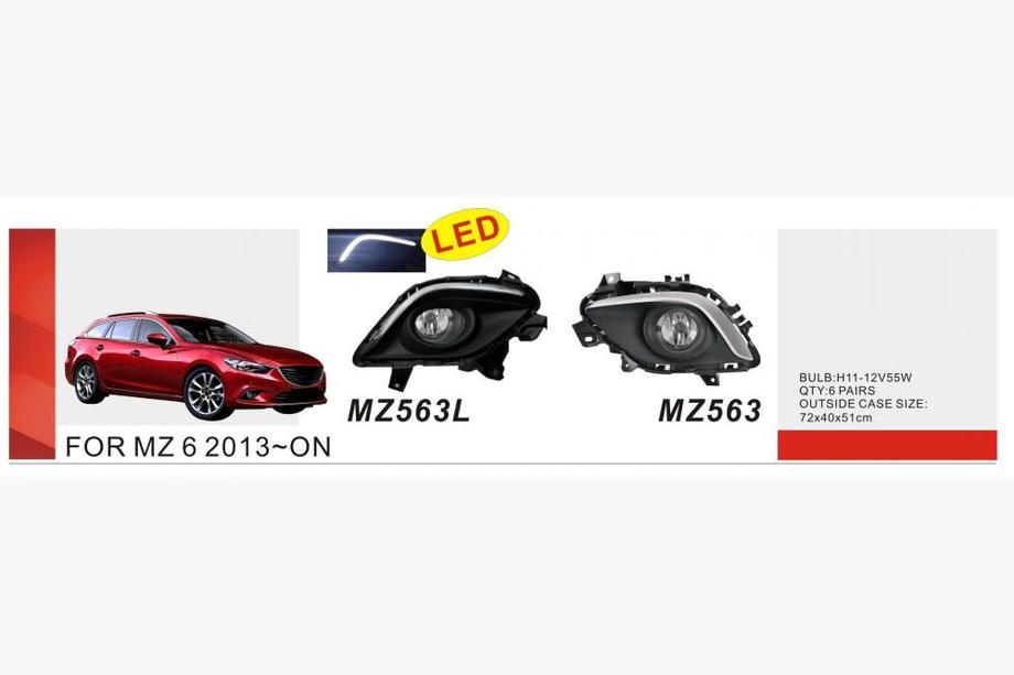 Mazda 6 2012–2024 Miglas lukturi 2013-2015 (2 gab., halogēna) Image