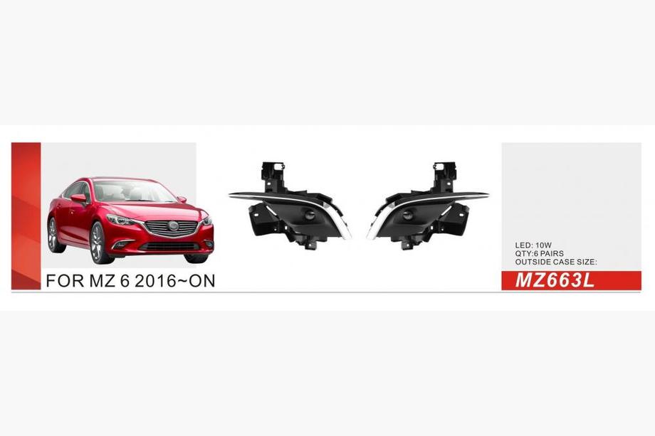 Mazda 6 2012–2024 Miglas lukturi 2016-2018 (2 gab., LED) Image