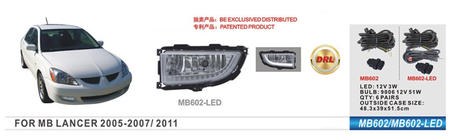Mitsubishi Lancer 9 2004–2008 Miglas lukturi (2 gab., LED) foto 1