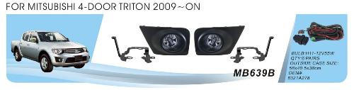 Mitsubishi L200 2006–2015 Miglas lukturu komplekts 2006-2011 (2 gab., halogēna) foto 1