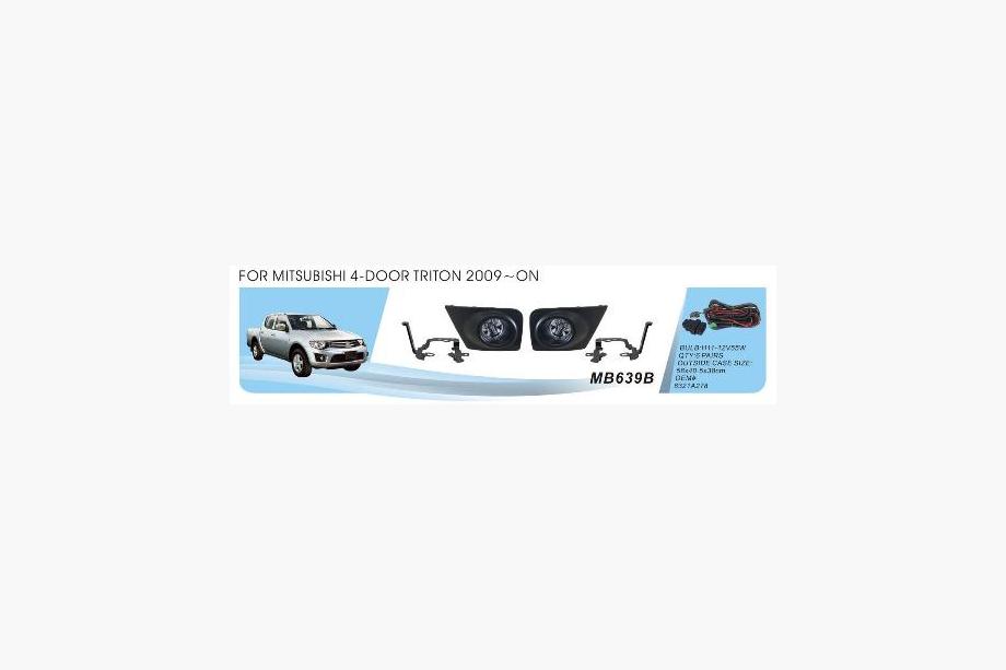 Mitsubishi L200 2006–2015 Miglas lukturu komplekts 2006-2011 (2 gab., halogēna) Image