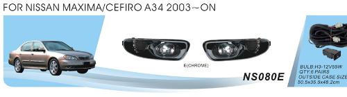 Nissan Maxima 2000–2004 Miglas lukturi (2 gab., halogēna) foto 1