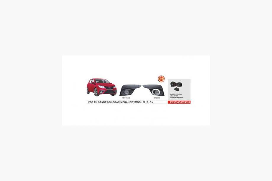 Renault Sandero 2013–2022 Miglas lukturi 2018-2021 (2 gab., halogēna) Image