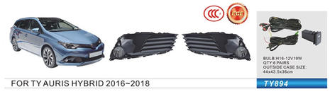 Toyota Auris 2012–2018 Miglas lukturi Hibryd 2015-2018 (2 gab., halogēna) foto 1