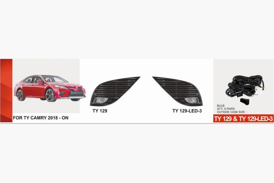 Toyota Camry 2017–2023 US tipa miglas lukturi (2 gab., LED) Image