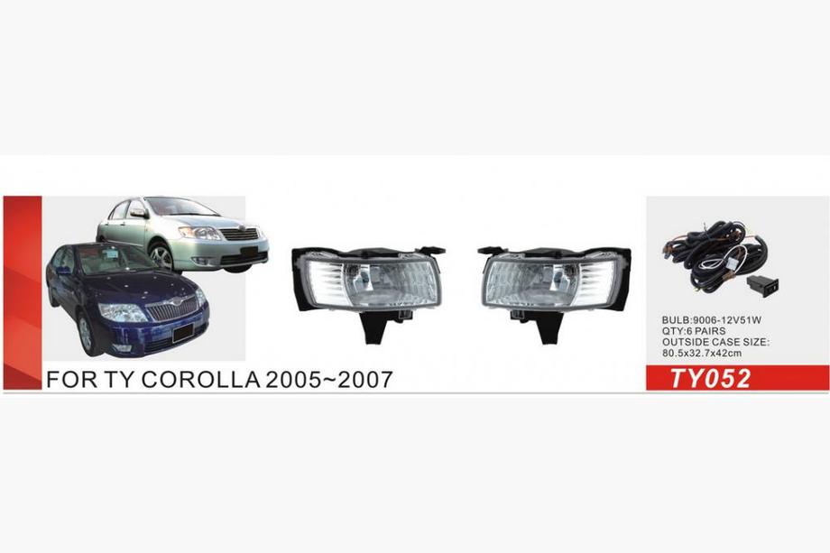 Toyota Corolla 2002–2007 Miglas lukturi 2004-2007 (komplekts 2 gab., halogēna) Image