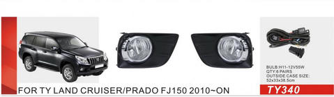 Toyota Land Cruiser Prado 150 2009–2023 Miglas lukturi 2010-2013 (2 gab., halogēna) foto 1
