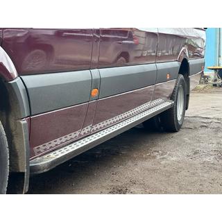Sānu pakāpieni DOT-Line (2 gab., alumīnijs) Volkswagen Crafter 2006–2016 foto 4