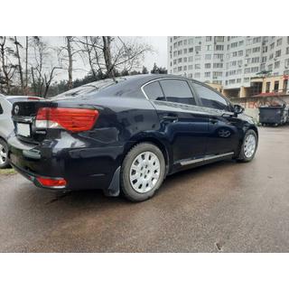 Durvju moldingi (4 gab., nerūsējošais tērauds) Toyota Avensis 2009–2018 foto 2