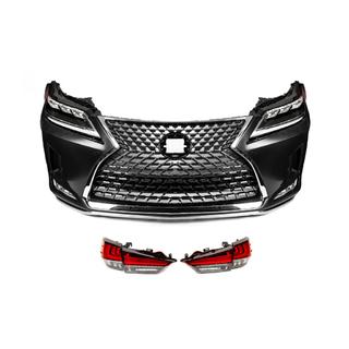 Facelift komplekts 2021. gadam (bamperis, priekšējie lukturi, aizmugurējie lukturi) Lexus RX 2016–2022 foto 1