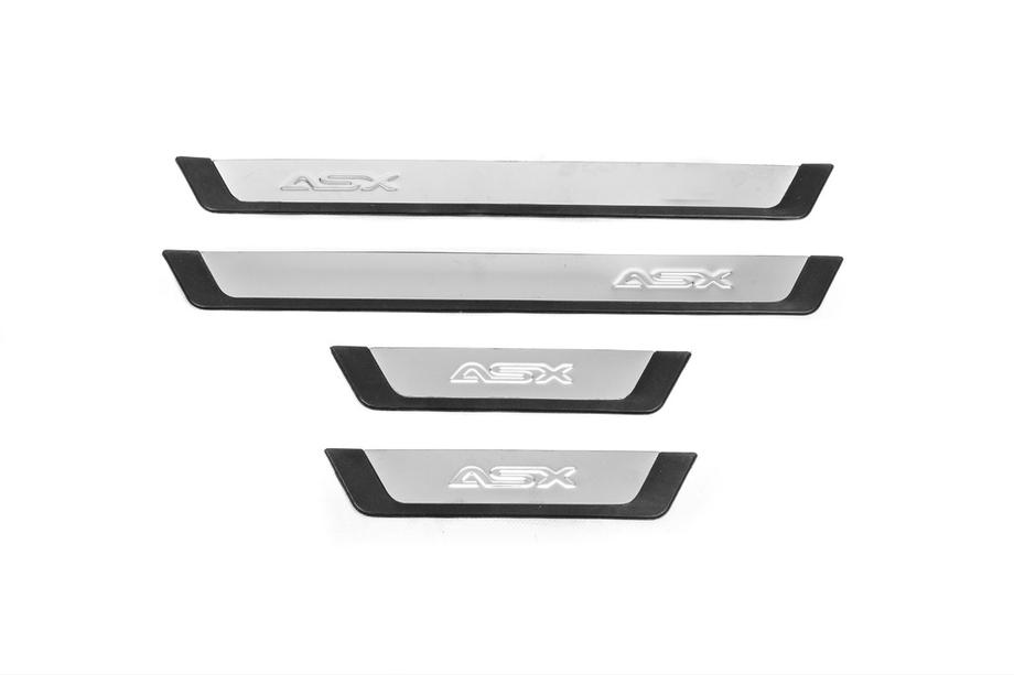 Mitsubishi ASX 2010–2023 Flexill sliekšņu uzlikas (4 gab., nerūsējošais tērauds) Image