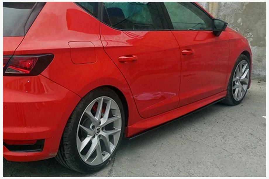 Seat Leon 2013–2020 Performance sānu sliekšņi (melni) Image