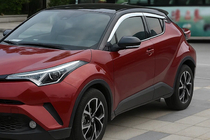 Toyota C-HR 2016–2023 OmsaLine logu apmales (4 gab., nerūsējošais tērauds) foto 5