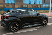 Toyota C-HR 2016–2023 OmsaLine logu apmales (4 gab., nerūsējošais tērauds) foto 6