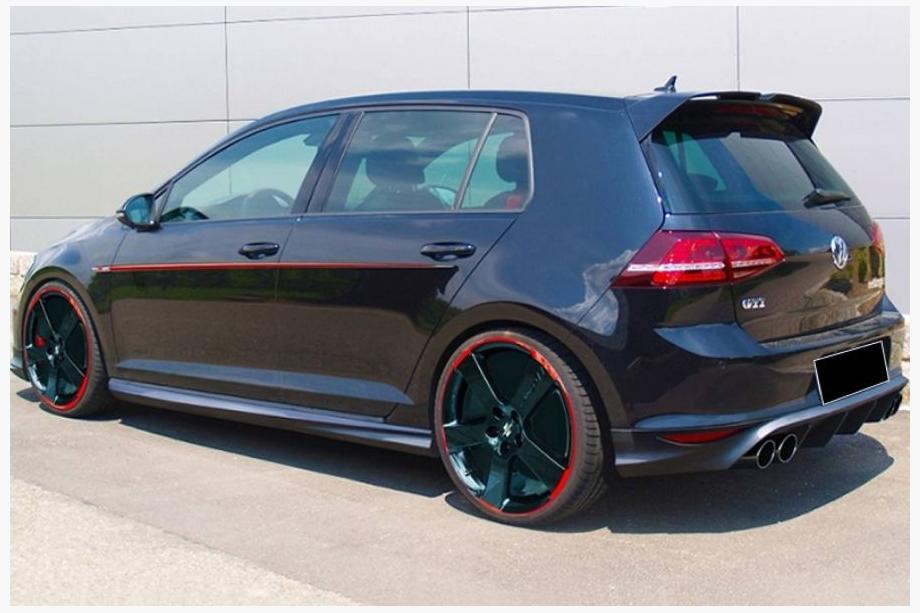 Volkswagen Golf 7/E-Golf 2012–2020 DPT spoilers (GTI / R hečbeks, ABS plastmasa) Image