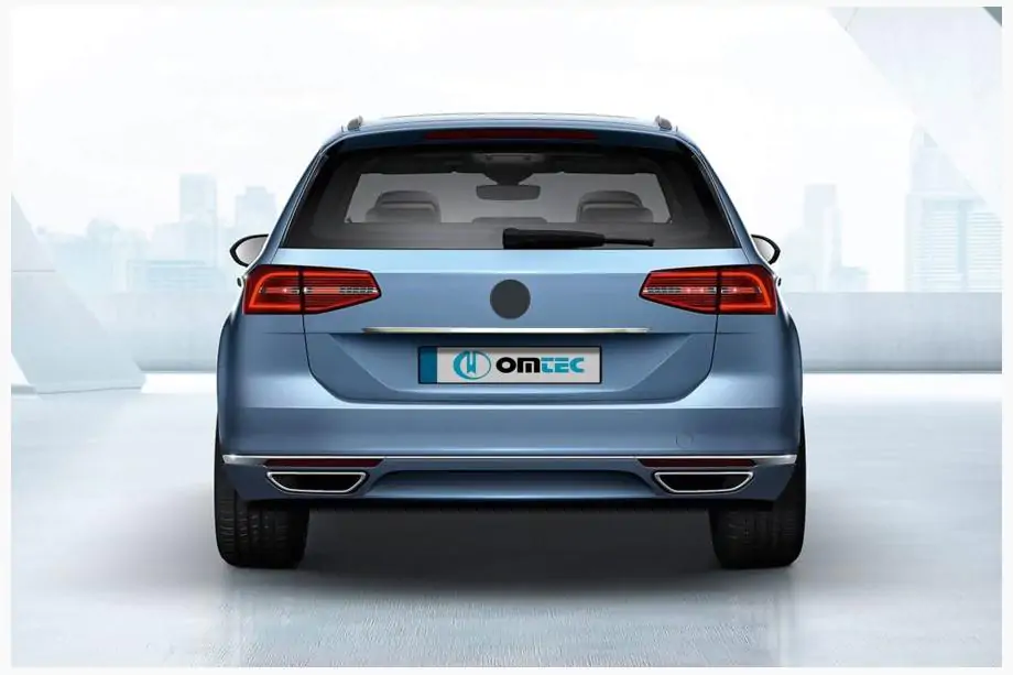 Volkswagen Passat B8 2015–2023 Nerūsējošā tērauda līste virs numura zīmes SW (OmsaLine) Image