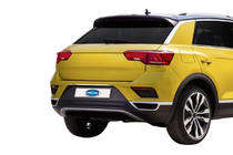 Volkswagen T-Roc 2017–2025 Apdares līste virs numura zīmes (OmsaLine, nerūsējošais tērauds) foto 1
