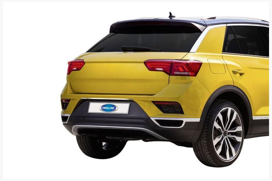 Volkswagen T-Roc 2017–2025 Apdares līste virs numura zīmes (OmsaLine, nerūsējošais tērauds) Image