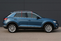 Volkswagen T-Roc 2017–2025 Logu apmales (4 gab., nerūsējošais tērauds) foto 1