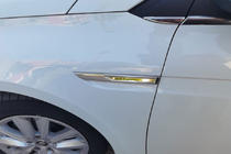 Renault Megane IV 2016–2025 Pagrieziena rādītāja uzlikas 2021+ (2 gab., nerūsējošais tērauds) foto 1