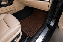 BMW 7. sērija F01/F02 2008–2015 EVA salona paklājiņi (F02, brūni) foto 2