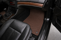 BMW 5. sērija E39 1996–2003 EVA salona paklājiņi (brūni) foto 2