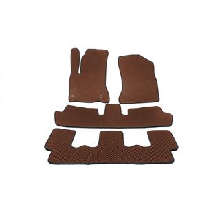 EVA automašīnas paklājiņi (3 rindas, brūni) Citroen C-4 Picasso 2006–2013 foto 1