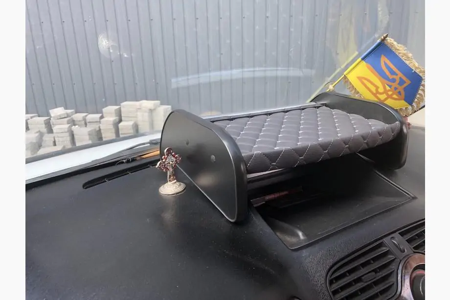 Renault Kangoo 2008–2020 Paneļa plaukts (pelēks ar pelēku diegu) Image