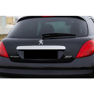 Uzlika virs numura zīmes (nerūsējošais tērauds) Peugeot 207 2006–2014 foto 1