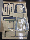 Audi A4 B6 2000–2004 Paneļa apdares uzlikas (8 daļas, karbons) foto 1