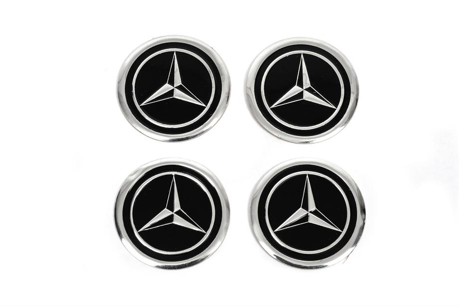 Mercedes-Benz Uzlīmes disku centra vāciņiem V1 60 mm (4 gab.) Image