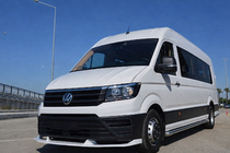 Volkswagen Crafter 2016– Priekšējā bufera lūpas spoilers (krāsošanai) foto 3