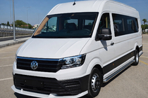 Volkswagen Crafter 2016– Priekšējā bufera lūpas spoilers (krāsošanai) foto 2
