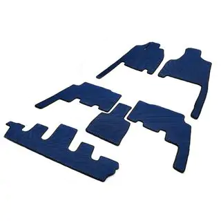 Auto paklāji (3 rindas, EVA, zili) Chrysler Voyager 2001–2007 foto 2