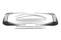 Toyota Land Cruiser 200 2007–2021 Hromētas logu apmales dizains LC300 (nerūsējošais tērauds) foto 3