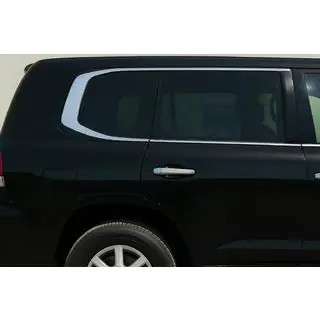 Hromētas logu apmales dizains LC300 (nerūsējošais tērauds) Toyota Land Cruiser 200 2007–2021 foto 1