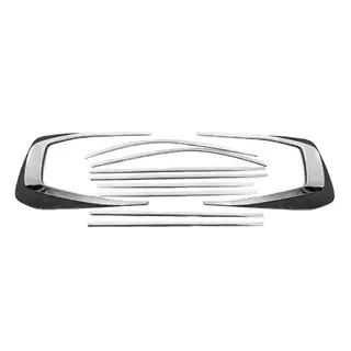 Hromētas logu apmales dizains LC300 (nerūsējošais tērauds) Toyota Land Cruiser 200 2007–2021 foto 3