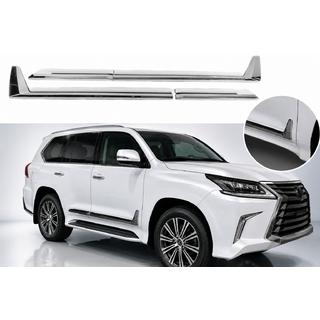 F-Sport durvju moldingi balti+hromēti (komplekts 4 gab., ABS) foto 1
