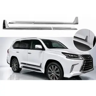F-Sport durvju moldingi balti+hromēti (komplekts 4 gab., ABS) Lexus LX 500d/600 2022– foto 1