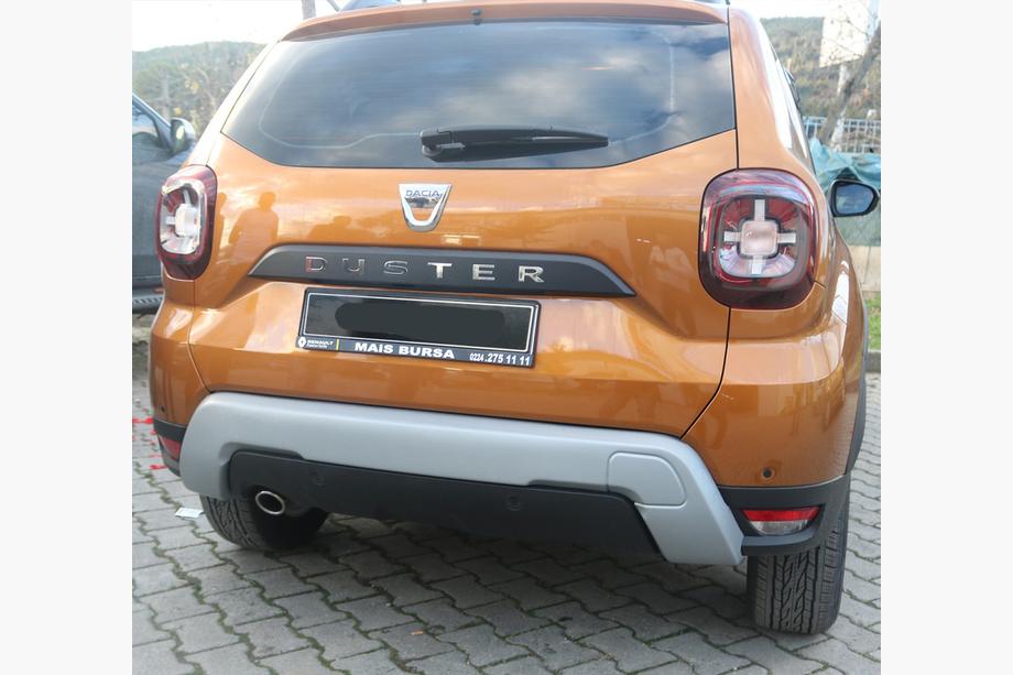 Dacia Duster 2018–2024 Aizmugurējā bufera difuzora uzlika U-Type (ABS, pelēka) Image