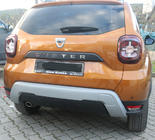 Renault Duster 2018–2024 Aizmugurējā bufera difuzora uzlika U-Type (ABS, pelēka) foto 2