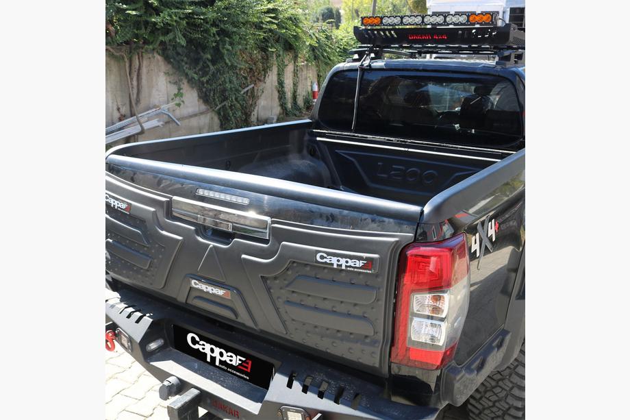 Mitsubishi L200 2015–2024 Kravas kastes malas aizsarguzlika (3 gab.) Image