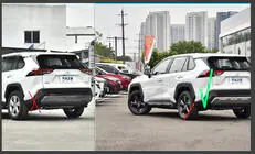 Toyota Rav 4 2019–2025 Dubļusargi Premium 2022+ (garā arka, 4 gab.) foto 2