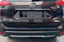 Nissan X-trail T32/Rogue 2014–2021 Aizmugurējā bampera difuzors EuroCap (2017-2021, ABS) foto 1