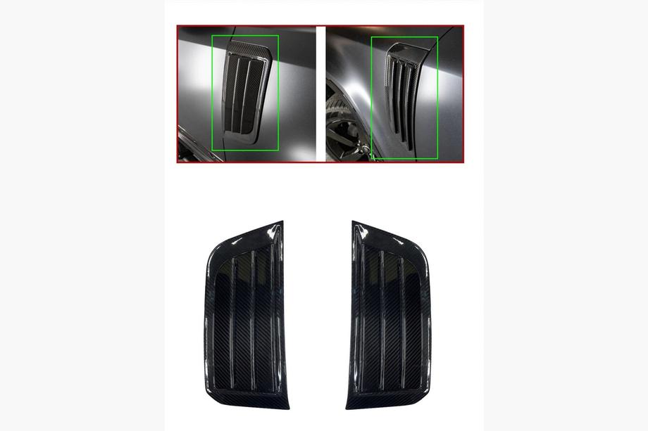 Land Rover Defender 2019– Oglekļa šķiedras uzlikas spārnu ventilācijas restēm (2 gab.) Image