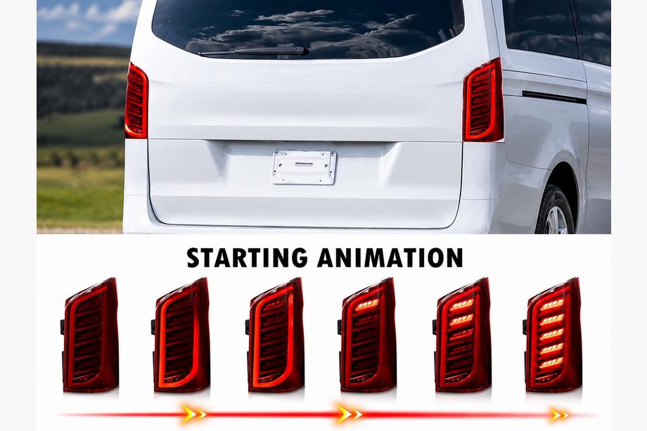 Mercedes Vito/V klase W447 2014– Dragon aizmugurējie lukturi (Vito, 2 gab.) Image