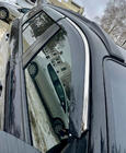 Hyundai Santa Fe 2 2006–2012 Logu vēja deflektori ar hromētu līsti (4 gab., Niken) foto 4