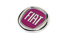 Fiat Emblēma (sarkana V2, pašlīmējoša) 120 mm foto 2