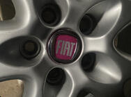 Fiat Diska centra vāciņi V2 49/42,5 mm sarkani (4 gab., 0735448759) foto 2